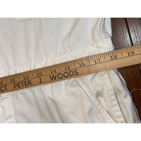 Vintage Sears Nation-Alls White Coverall Workwear Jumpsuit 42S Utility Mechanic - Picture 14 of 16